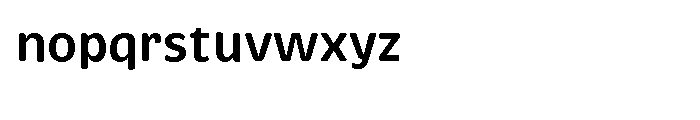Brevia Semibold Font LOWERCASE