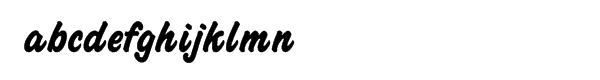 Challenge™ Bold Font LOWERCASE