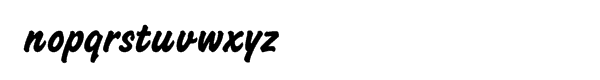 Challenge™ Bold Font LOWERCASE