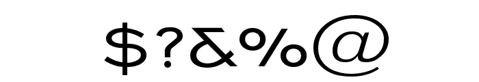 Chisel Wide Normal Font OTHER CHARS