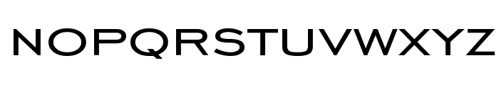 Chisel Wide Normal Font LOWERCASE