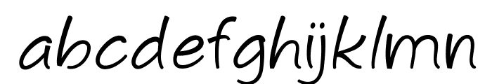Conchoid Font LOWERCASE