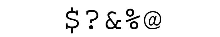 CourierStd Font OTHER CHARS