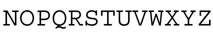 CourierStd Font UPPERCASE