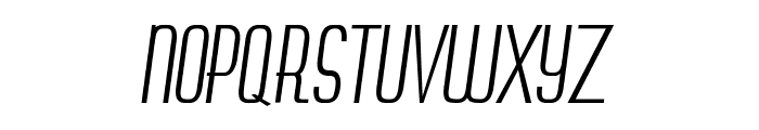 Findley-CondensedItalic Font UPPERCASE