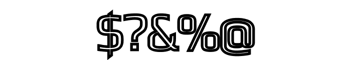 Gamestation-DisplayOutline Font OTHER CHARS