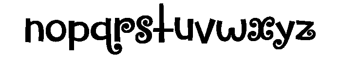 Girard Sansusie Font LOWERCASE