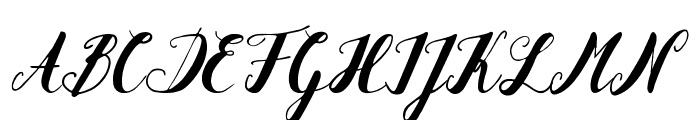 Hanelka Font UPPERCASE
