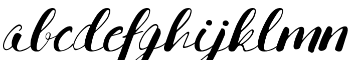 Hanelka Font LOWERCASE