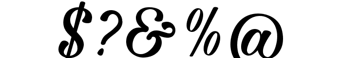 Hillda Script Font OTHER CHARS