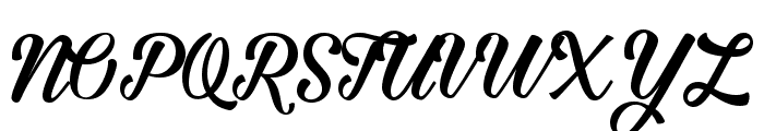 Hillda Script Font UPPERCASE