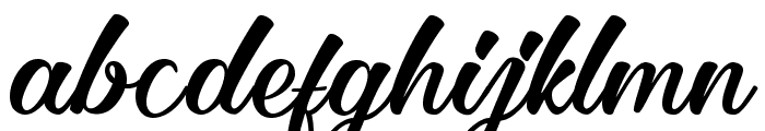 Hillda Script Font LOWERCASE
