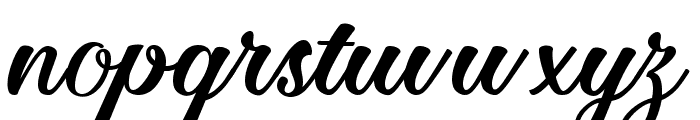 Hillda Script Font LOWERCASE