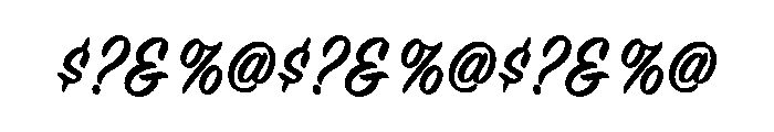 House Script Font OTHER CHARS