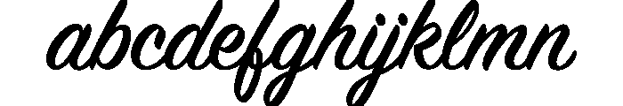 House Script Font LOWERCASE