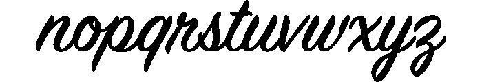 House Script Font LOWERCASE