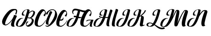 HYSTERIA SANTA Font UPPERCASE