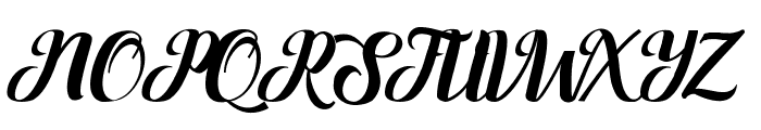 HYSTERIA SANTA Font UPPERCASE