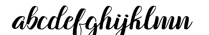 HYSTERIA SANTA Font LOWERCASE