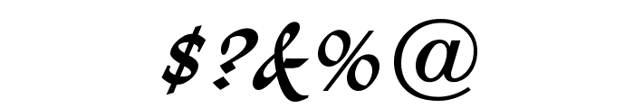 Lynda Cursive Bold Font OTHER CHARS