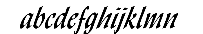 Lynda Cursive Normal Font LOWERCASE