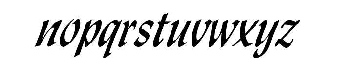 Lynda Cursive Normal Font LOWERCASE