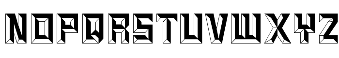 Marble Regular Font UPPERCASE