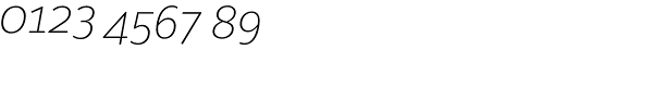 Maurea-Thin Italic Font OTHER CHARS