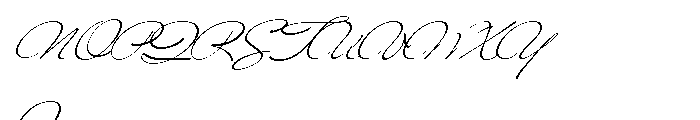 Mr Blaketon Font UPPERCASE