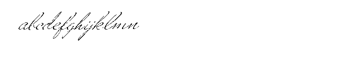Mr Blaketon Font LOWERCASE