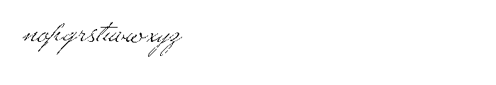 Mr Blaketon Font LOWERCASE