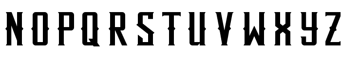 Mudhens Fill Font UPPERCASE