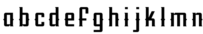 Mudhens Fill Font LOWERCASE