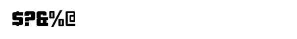 Pricedown Heavy Font OTHER CHARS