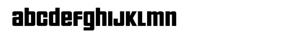 Pricedown Heavy Font LOWERCASE