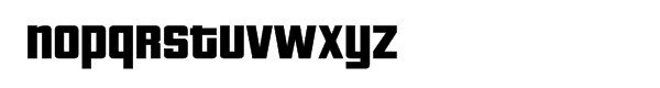 Pricedown Heavy Font LOWERCASE