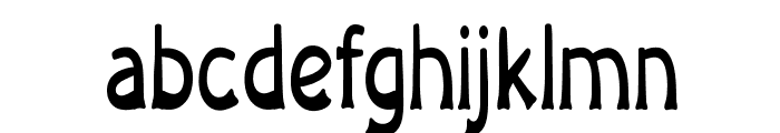 Rockridge-CondensedRegular Font LOWERCASE