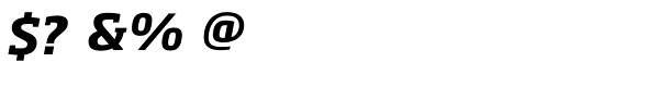 Soho Std Bold Italic Font OTHER CHARS