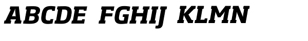 Soho Std Bold Italic Font UPPERCASE