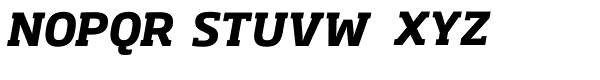 Soho Std Bold Italic Font UPPERCASE
