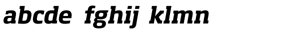 Soho Std Bold Italic Font LOWERCASE