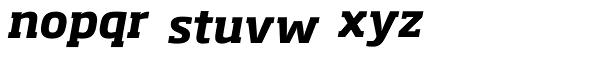 Soho Std Bold Italic Font LOWERCASE
