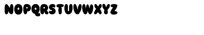 Sudsy Font UPPERCASE