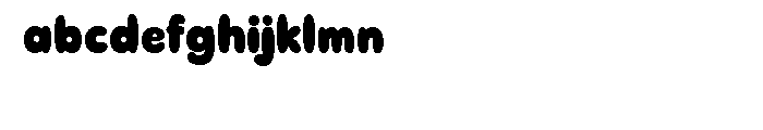 Sudsy Font LOWERCASE