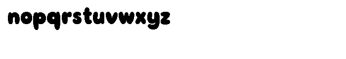 Sudsy Font LOWERCASE