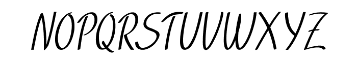 Tinsel-CondensedRegular Font UPPERCASE