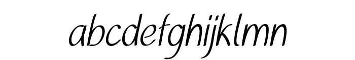 Tinsel-CondensedRegular Font LOWERCASE