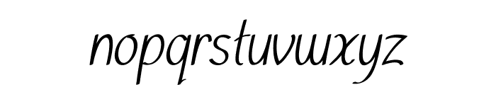 Tinsel-CondensedRegular Font LOWERCASE