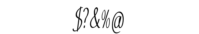 Tinsel-ExtracondensedRegular Font OTHER CHARS