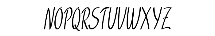 Tinsel-ExtracondensedRegular Font UPPERCASE